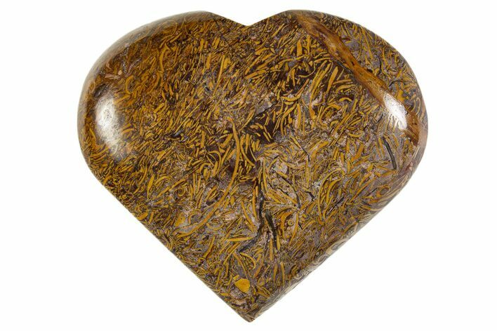 Polished Miriam Jasper Heart - India #343136
